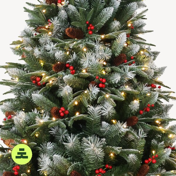 Smrek Zasnežený 260 LED 150 cm
