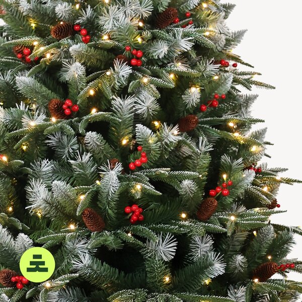 Smrek Zasnežený 260 LED 150 cm