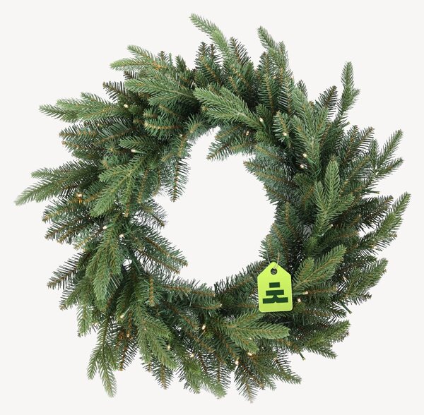 Vianočný veniec Klasický 50 LED 60 cm