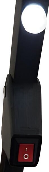 KONDELA Záhradný LED slnečník, béžová, 3 m, LINDAN