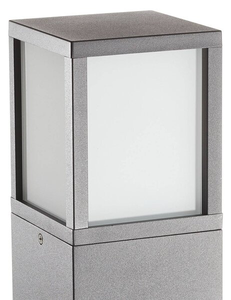 CMD Chodníková lampa 9017, Čierna, Hliník, Moderný, Osvetlenie príjazdovej cesty
