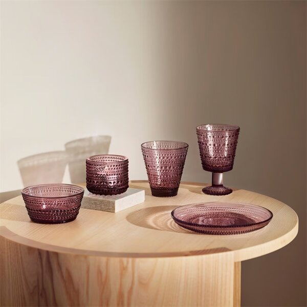 Iittala Svietnik Kastehelmi, ružový calluna