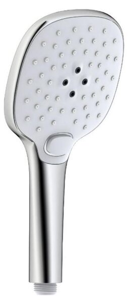 Siko SIKOBSRST33, ručná sprcha s hlavicou, chróm, biela, plast, 14,24 l/min, 12 cm, 300 g