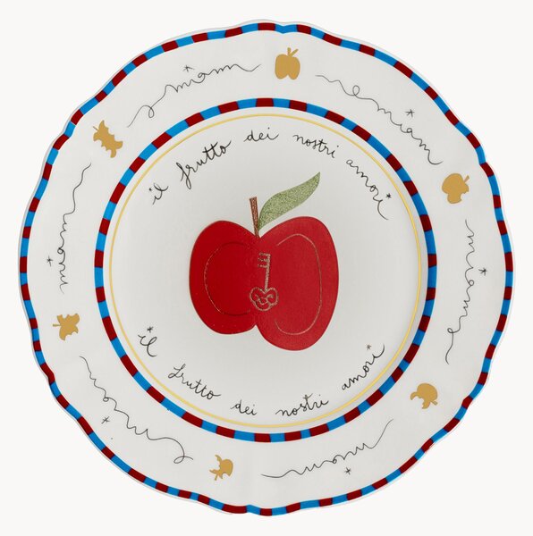Ručne vyrobený porcelánový raňajkový tanier Frutto Della Passione