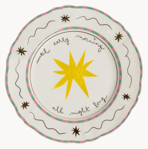 Ručne vyrobený porcelánový raňajkový tanier Frutto Della Passione