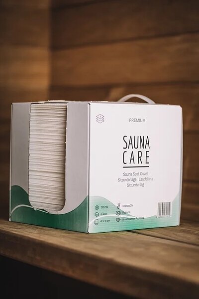 SaunaCare sedacie podložky na jedno použitie 120 kusov