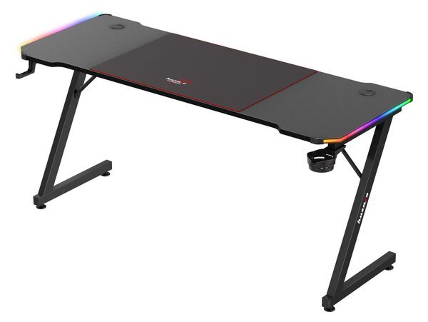 JAKS Herný stôl s led osvetlením Huzaro Hero 4.8 RGB