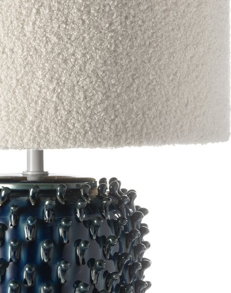 ONLI - Stolová lampa CERAMICA 1xE27/15W/230V 57 cm modrá/krémová