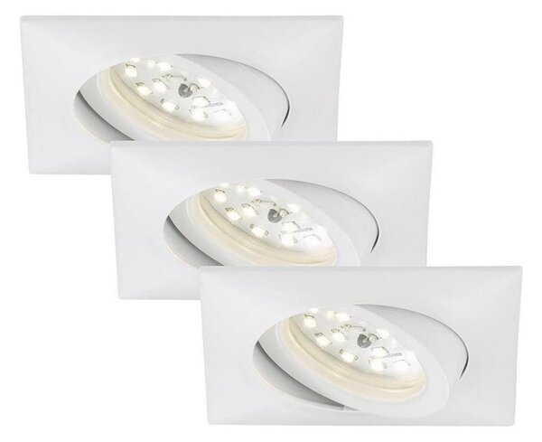 Briloner 7210-036 - SADA 3x LED Podhľadové svietidlo ATTACH LED/5W/230V IP23 biela