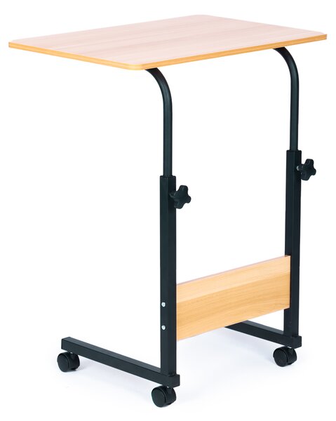 Stolík na notebook s kolieskami, nastaviteľný ku kreslu/ k sedacej súprave