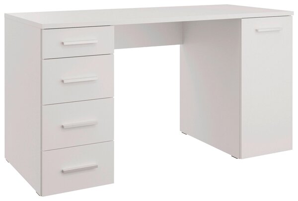 PÍSACÍ STÔL, biela, 138/74/60 cm Xora - Kancelárske stoly