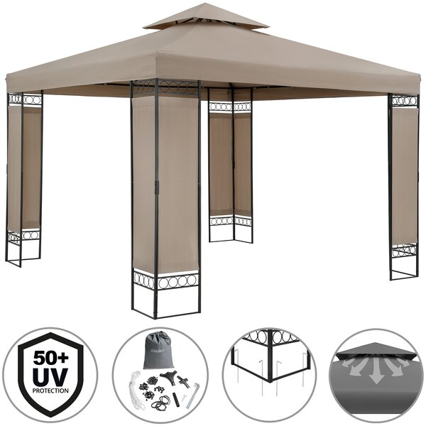 Záhradný altánok Lorca 3x3 m - taupe
