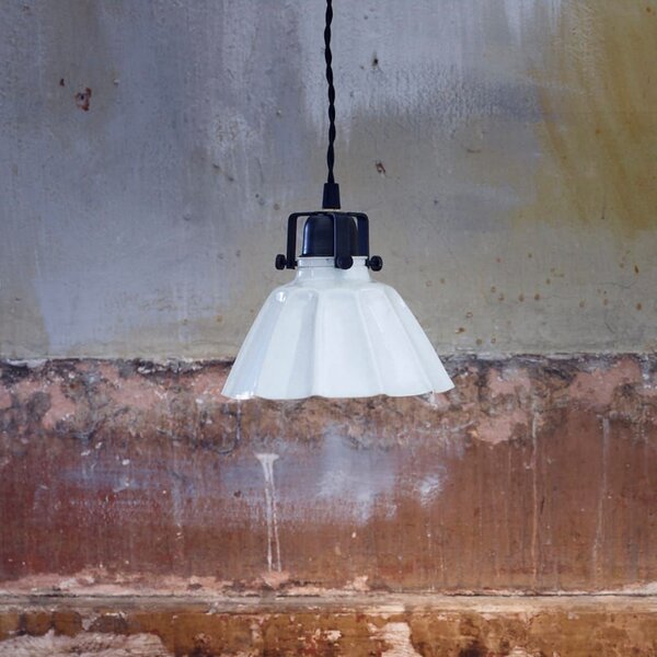 Závesná lampa Margareta Antique White