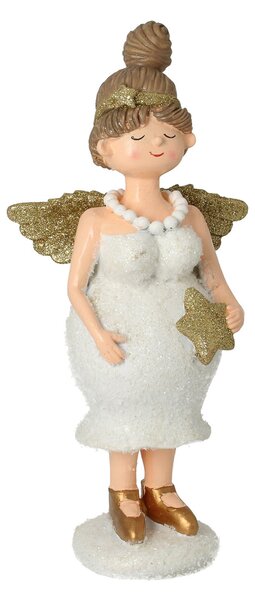 Figúrka Angel Star 30 cm gold