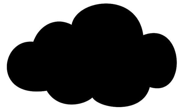 Oblak - veľká samolepiaca kriedova tabuľa