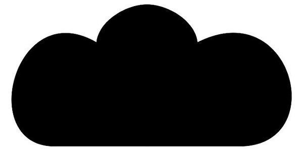 Pieris design Oblak - samolepiaca kriedová tabuľa