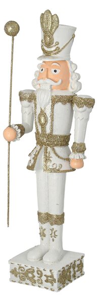 Figúrka Luskáčika 55 cm white