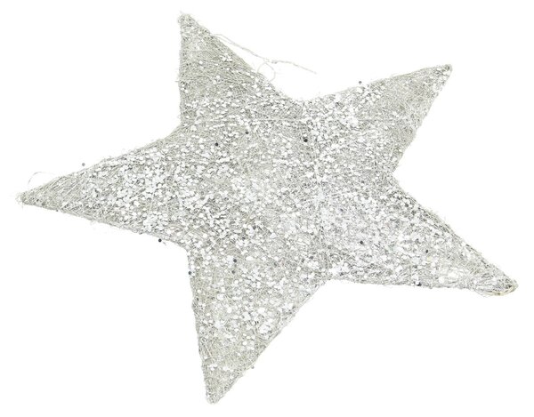 Vianočná ozdoba Star Silver 30 cm