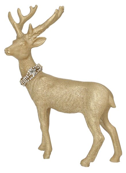 Figúrka Deer Gold 18x8x23 cm