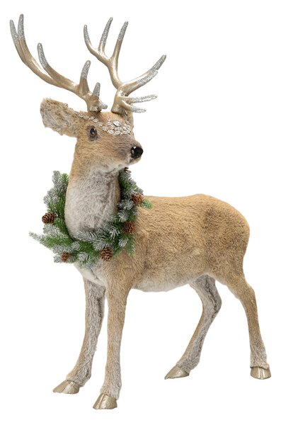 Figúrka Winter Deer 60x35x77 cm