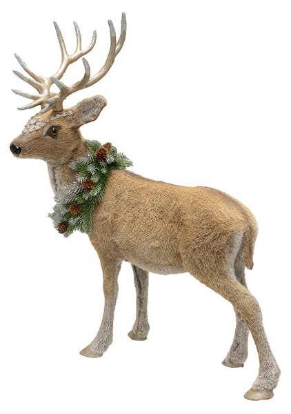 Figúrka Winter Deer 60x35x77 cm
