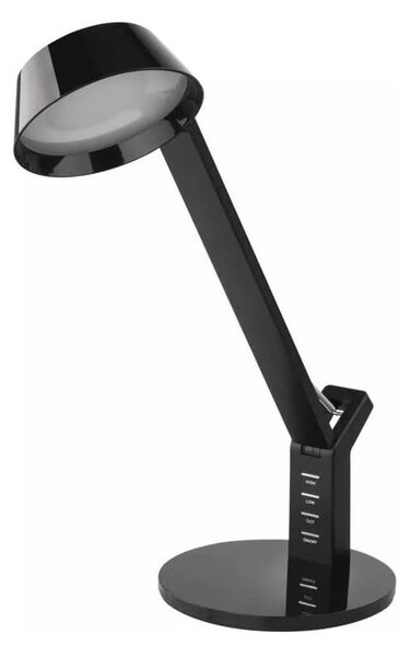 Čierna LED stolová lampa so stmievačom (výška 39 cm) Simon – EMOS