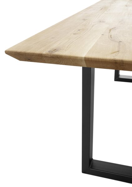 JEDÁLENSKÝ STÔL, dub, čierna, farba duba, 200/100/74 cm P & B - Stoly, Online Only