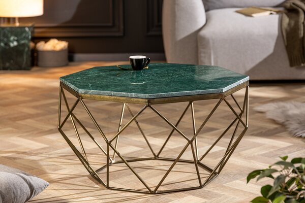 Konferenčný stolík DIAMANT 70 cm - zelená