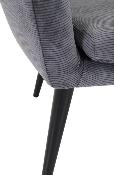 KRESLO, textil, antracitová Niels Andersson - Kreslá
