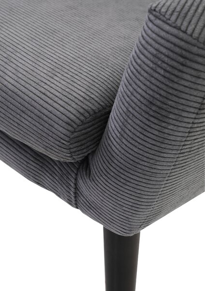 KRESLO, textil, antracitová Niels Andersson - Kreslá
