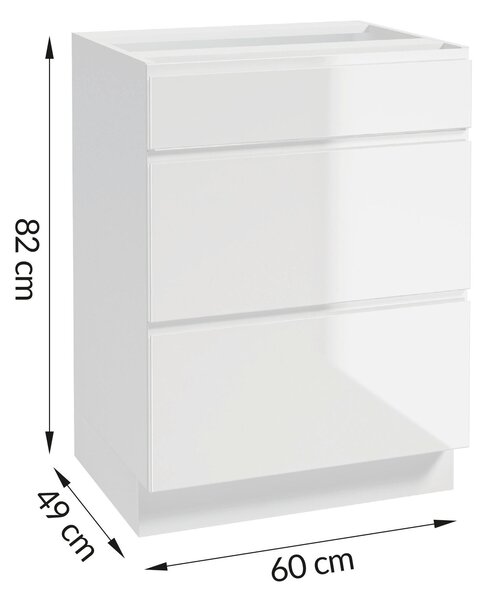 KUCHYNSKÝ BLOK BEZ SPOTREBIČO 204 cm MID.YOU - Online Only kuchyne, Online Only
