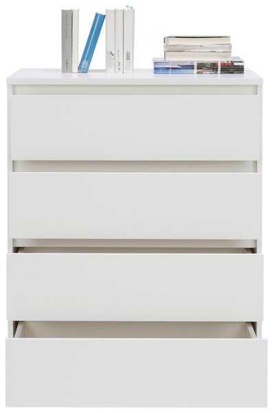 KOMODA, biela, 80/103/48 cm Carryhome - Komody
