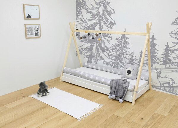 DOMČEKOVÁ POSTEĽ, 90/200 cm biela, farba smreka MID.YOU - Detské izby, Online Only
