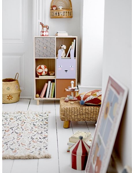 Detská knižnica z masívu paulownie v prírodnej farbe 55x89,5 cm Calle – Bloomingville Mini