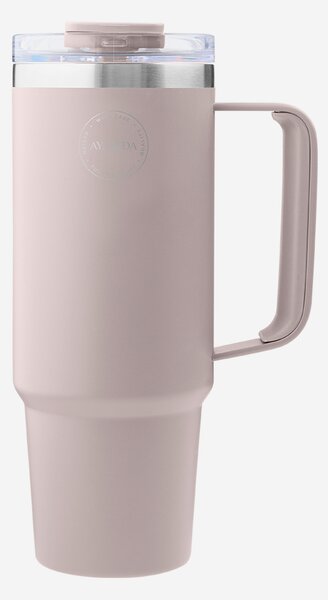 Termopohár so slamkou 885 ml Soft Rose AYA&IDA