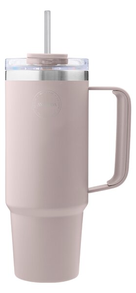 Termopohár so slamkou 885 ml Soft Rose AYA&IDA
