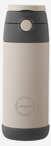 Termoska so slamkou 350 ml Cream Beige AYA&IDA