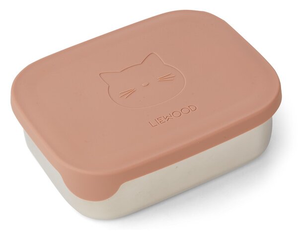 Nerezový obedový box Arthur Cat dark rose LIEWOOD