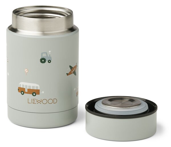 Termoska na jedlo Nadja Vehicles/dove blue mix Liewood