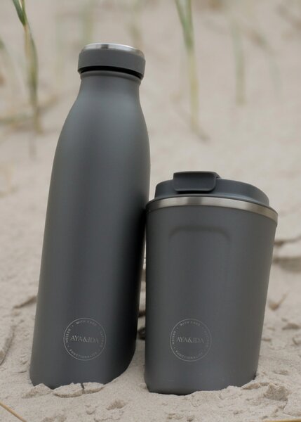 Termopohár 380 ml Dark grey AYA&IDA