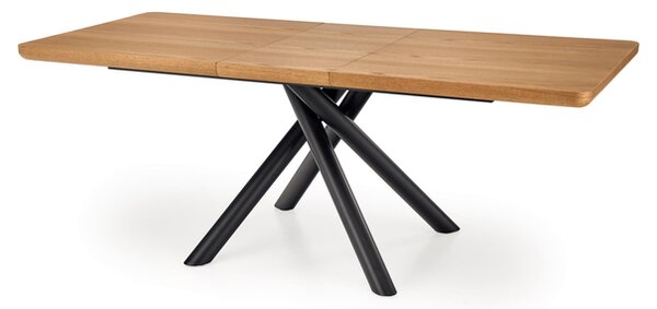 Jedálenský stôl DIRRACK prírodná/čierna