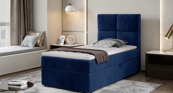 Čalúnená jednolôžková posteľ RIVIA | 90 x 200 cm Farba: Kronos 09
