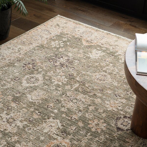 Zelený/béžový ručne tkaný koberec 120x160 cm Heriz Ornate – Asiatic Carpets