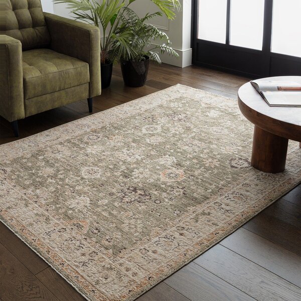Zelený/béžový ručne tkaný koberec 120x160 cm Heriz Ornate – Asiatic Carpets