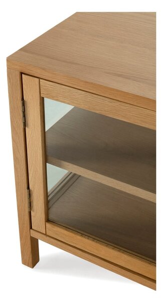 TV stolík v dekore duba v prírodnej farbe 160x50x40 cm Ceci – MOME