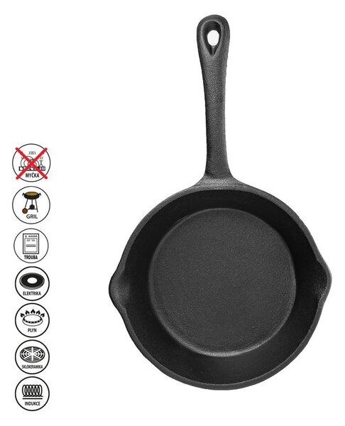 Grilovacia liatinová panvica ø 16 cm LITINA – Orion