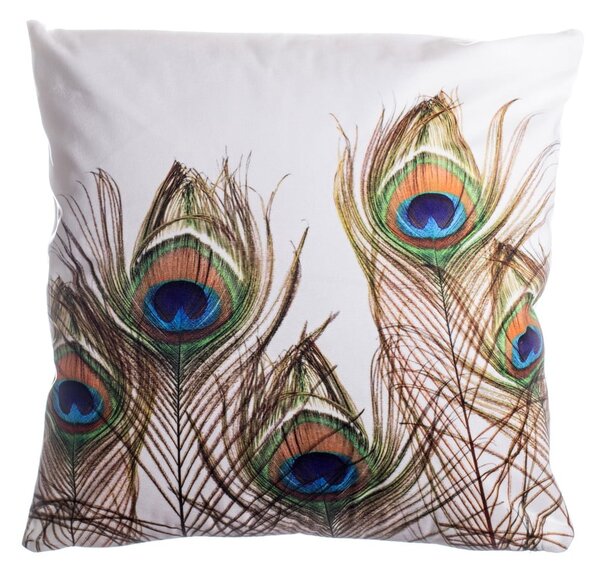 Dekoračný vankúš 45x45 cm Peacock Feathers – JAHU collections