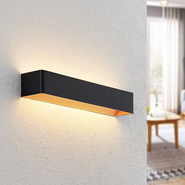 Arcchio Karam nástenná LED, 53 cm, čierna