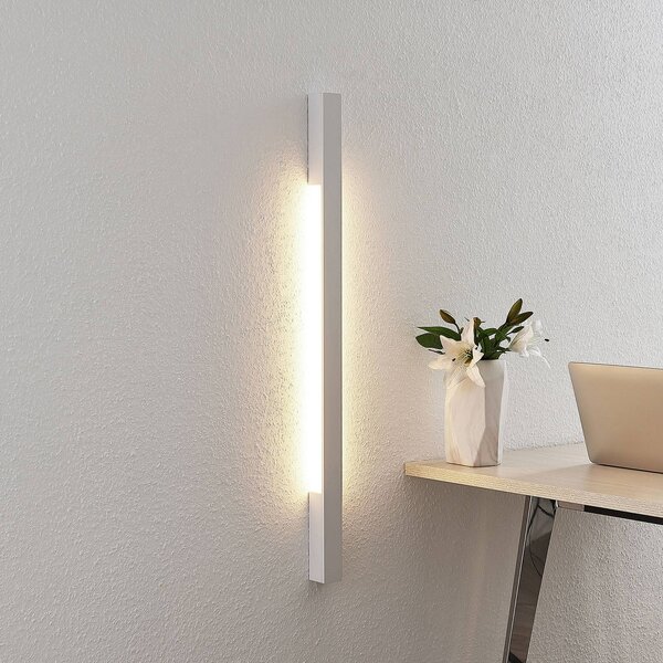 Nástenné svietidlo Arcchio LED Ivano, 91 cm, biela, hliník, Biela / opálová, Chodba, Hliník, Moderný, Nástenné svietidlo