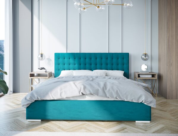 Luxusná čalúnená posteľ AVANTI - Drevený rám, 120x200
